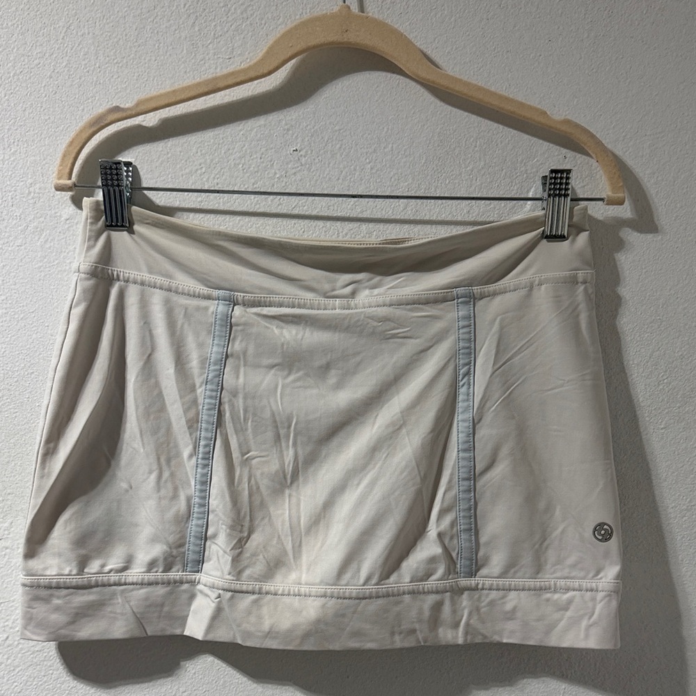 Lija Cream Athletic Skirt